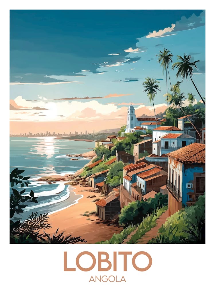 Affiche de voyage Lobito