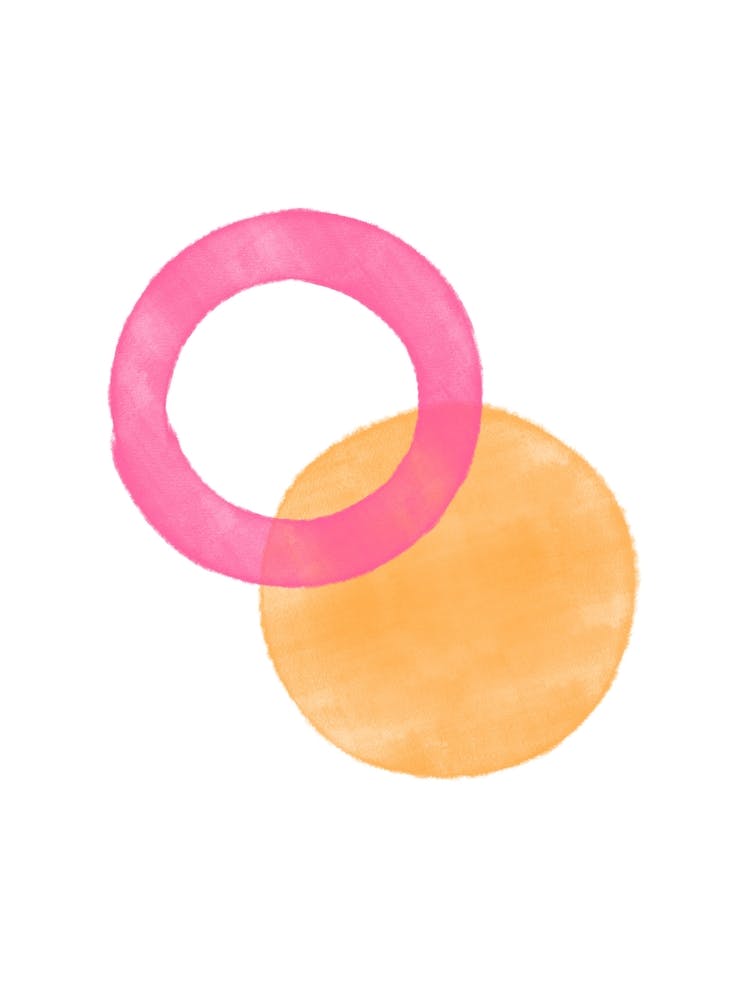 Abstract Pink Orange 2