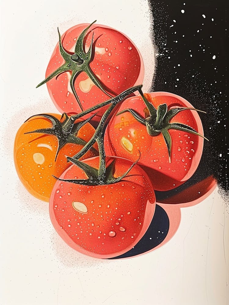 Art Deco Inspired Tomatoes