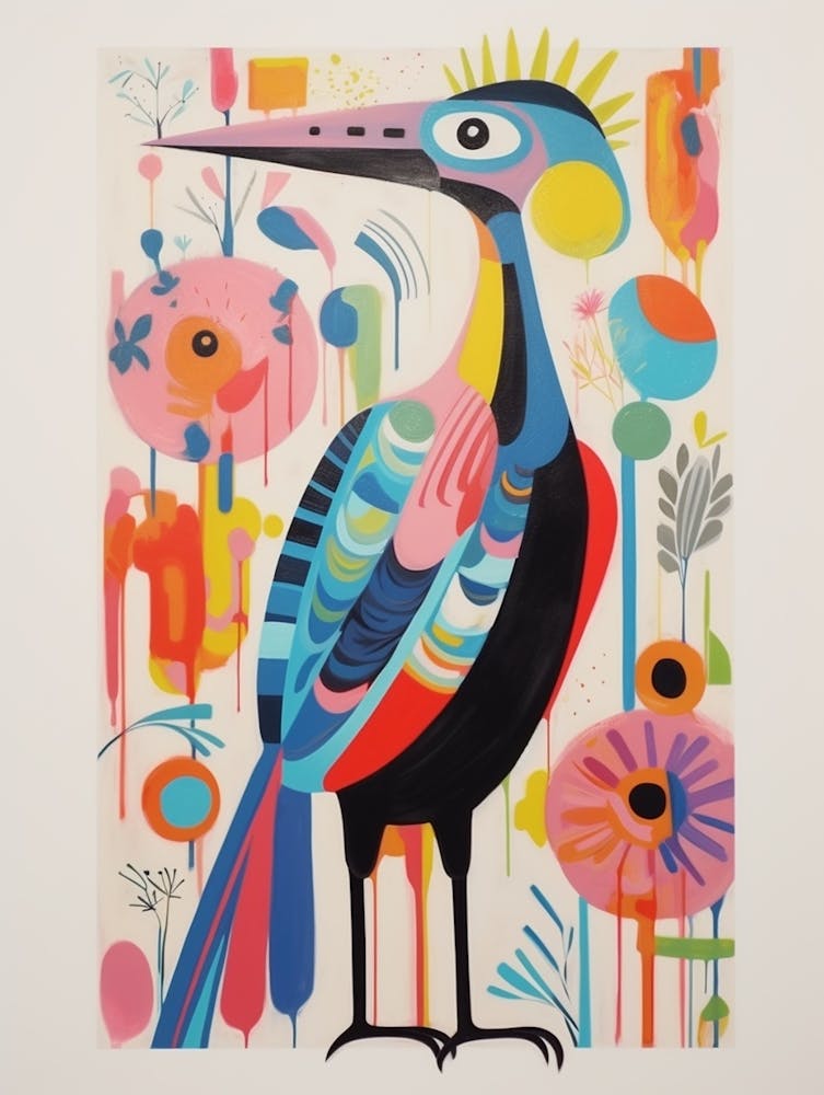 Colourful Scandi Bird Albatross