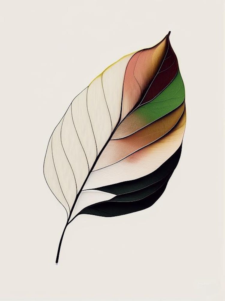Magnolia Leaf Abstract