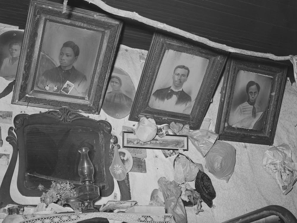 Ancestors Of Day Laborer, Wagoner County, Oklahoma By Russell Lee
