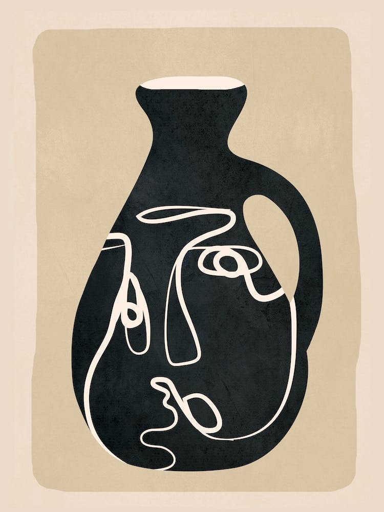 Abstrakte Kunstvase 9