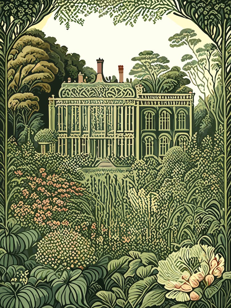 Longue Vue House And Gardens, Usa Vintage Botanical