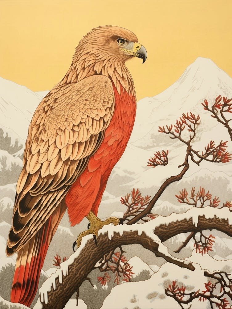 Bird Illustration Golden Eagle 2