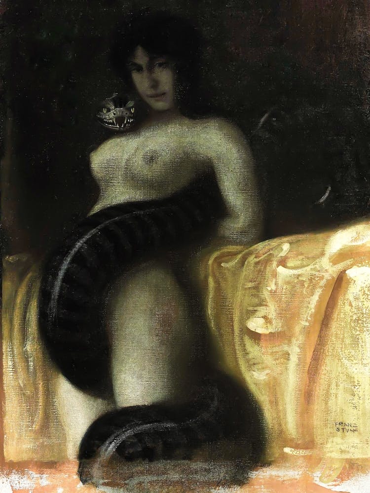 The Sensual by Franz Von Stuck 1891 