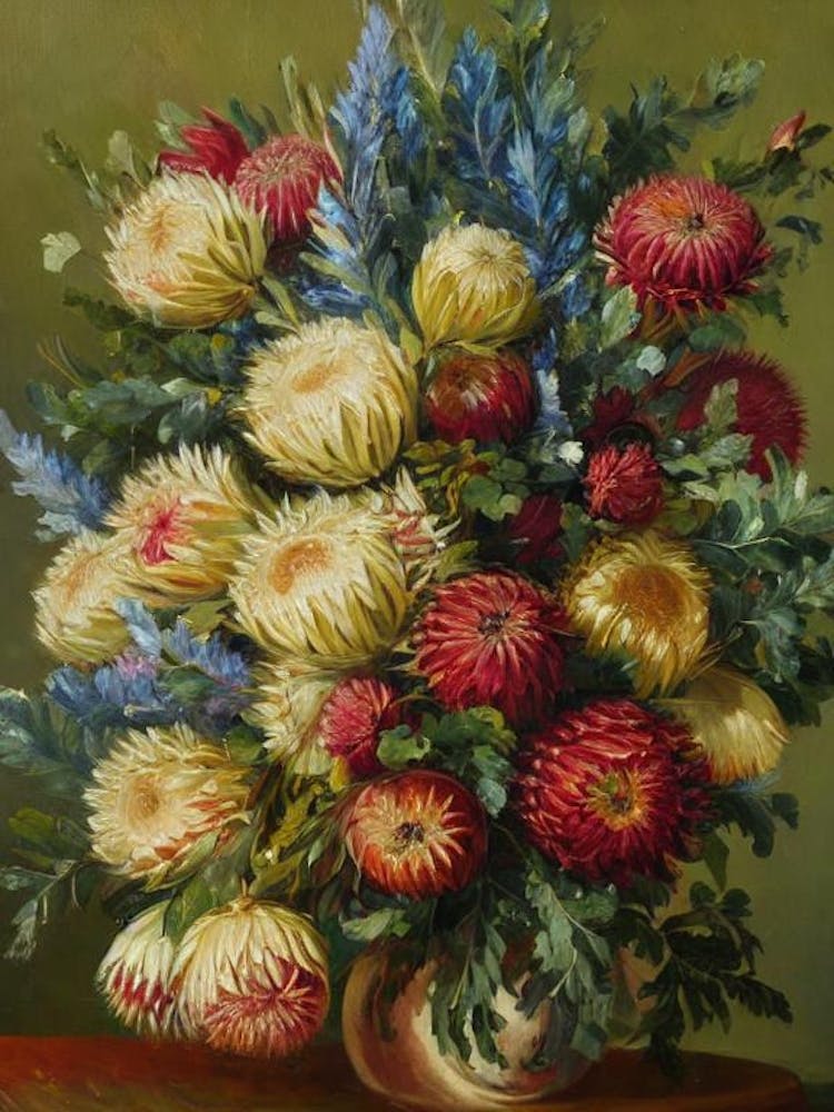 Proteas Painting 2 Flower