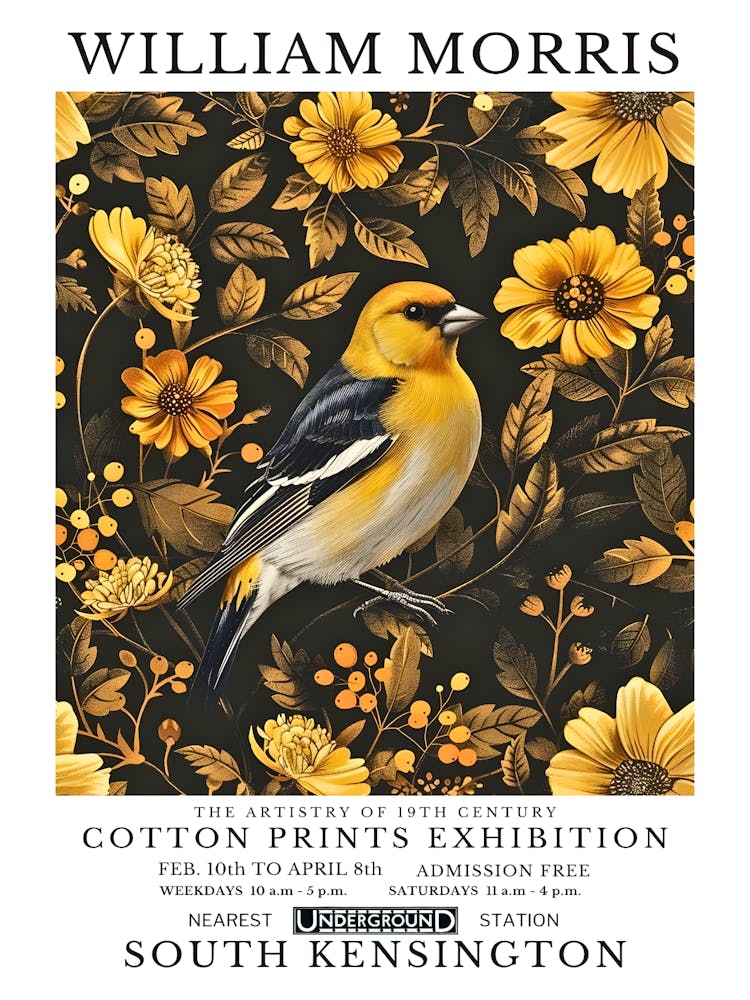 William Morris Cotton Prints Exhibition 75