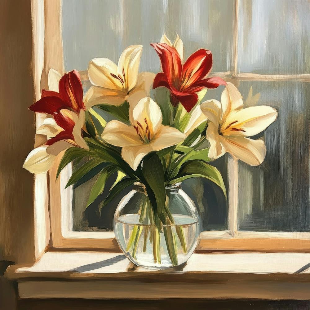 Lilien In Einer Vase 6