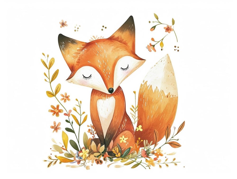 Little Floral Fox 1