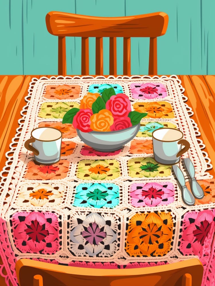 Crochet Dining Room 1