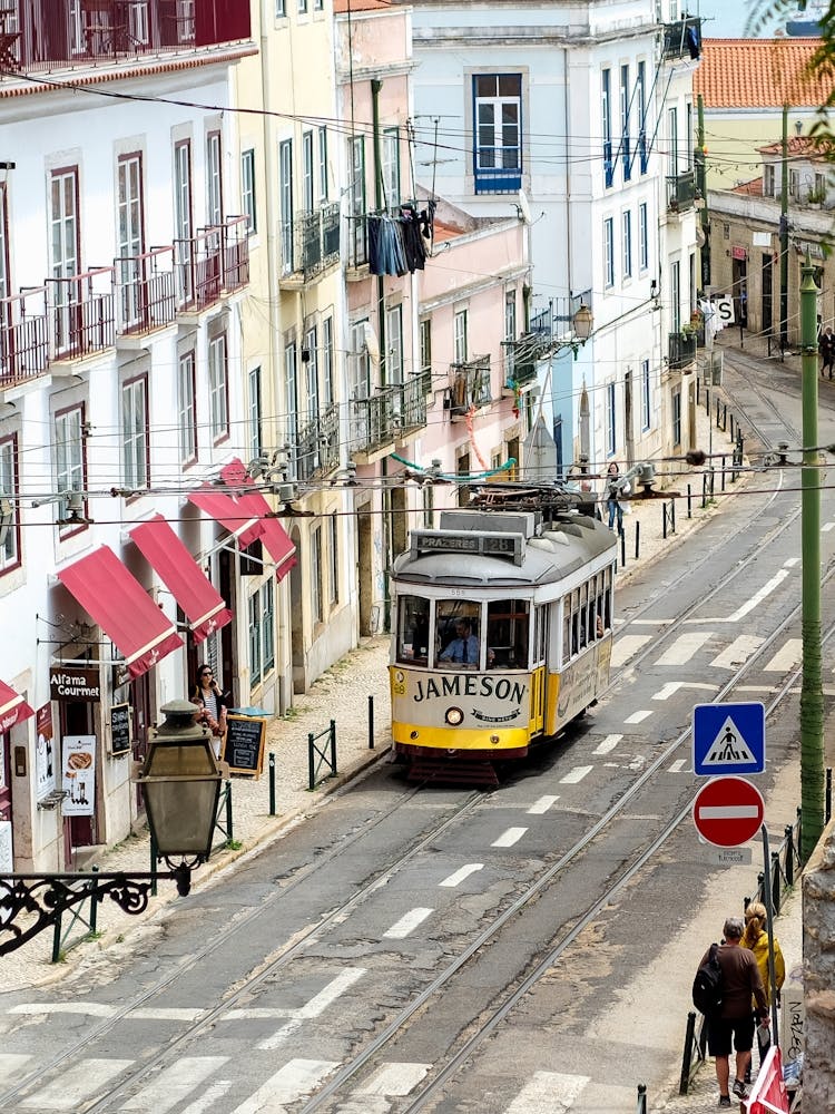 The Yellow Tram Tradition | Lisbon Portugal photography print