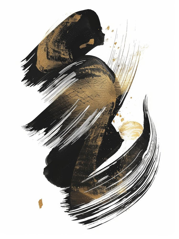 Abstract Brushstrokes 31