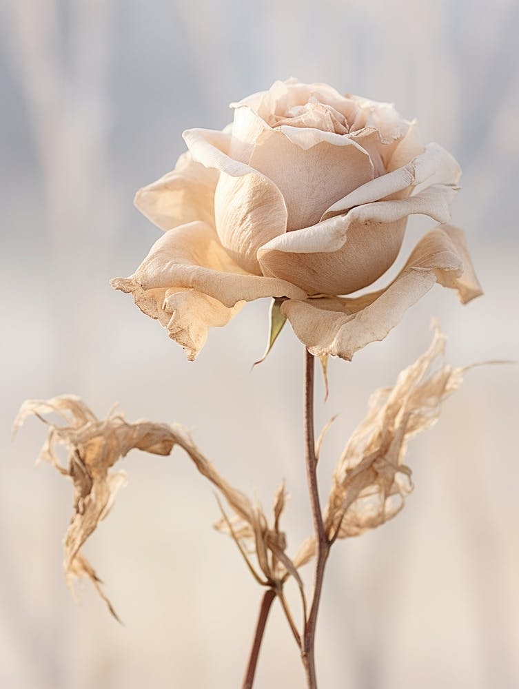 Boho Dried Flowers Rose 6