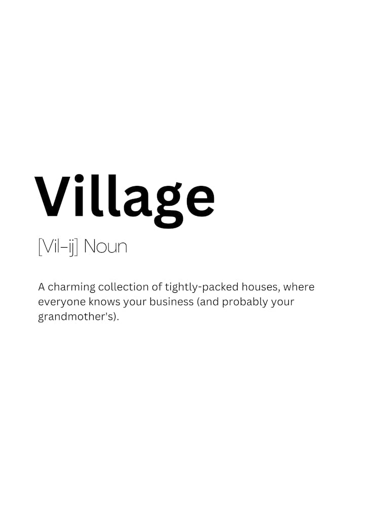 Village Definition Meaning
