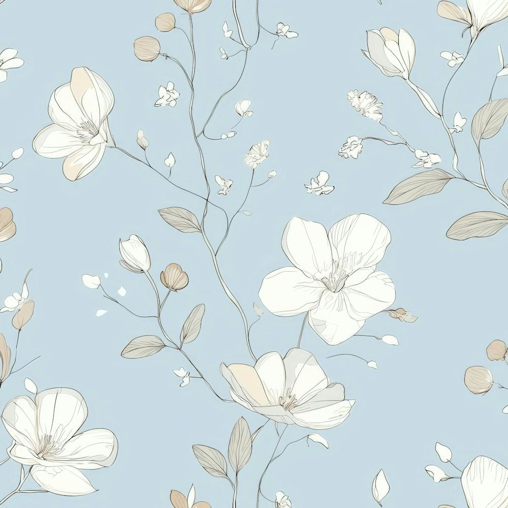 Blumentapete