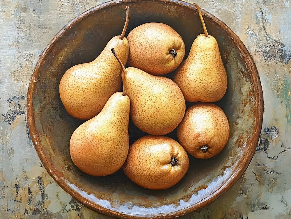 Still Life Pear Bowl 3
