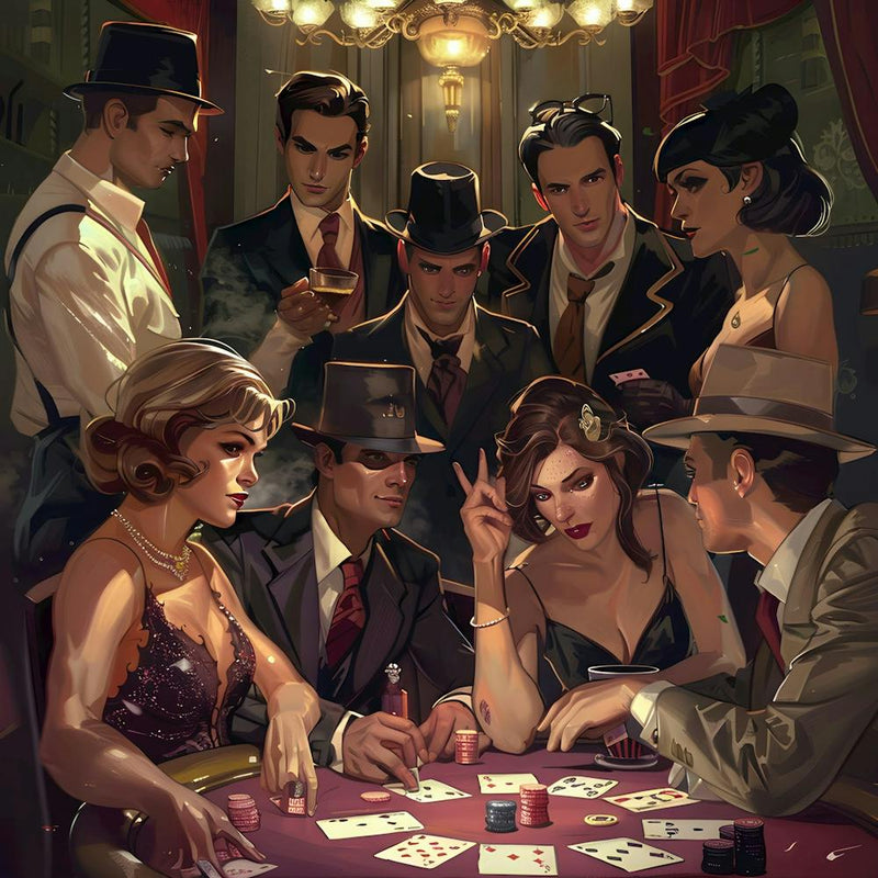 Whispers and Wagers: The Speakeasy Poker Night
