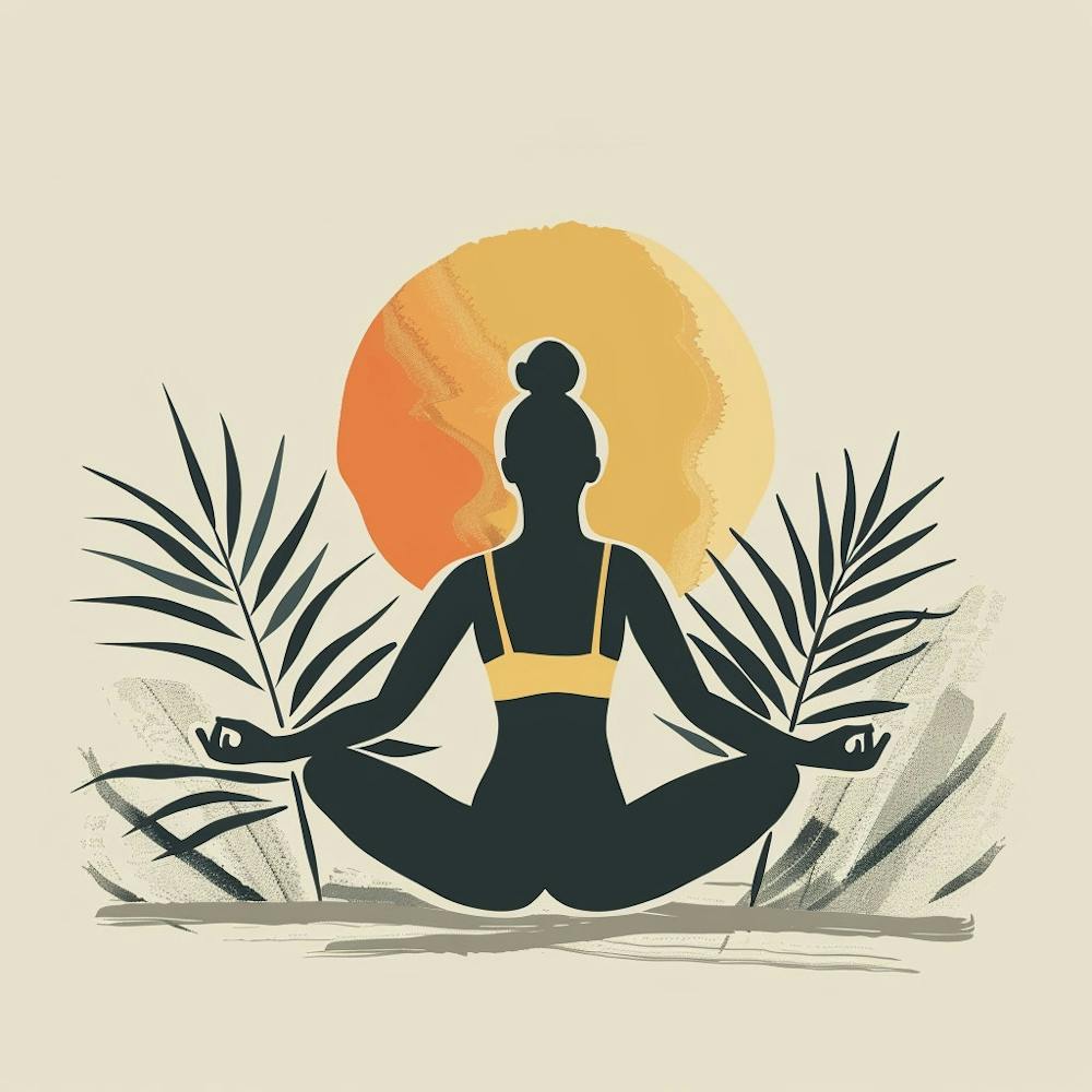 A Yoga Session Minimal Illustration 1718673713 4