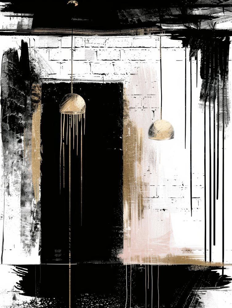 Black And Gold Canvas Print 18