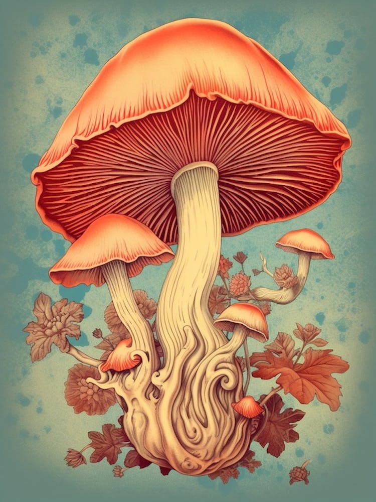 Vinatge Storybook Mushroom 2