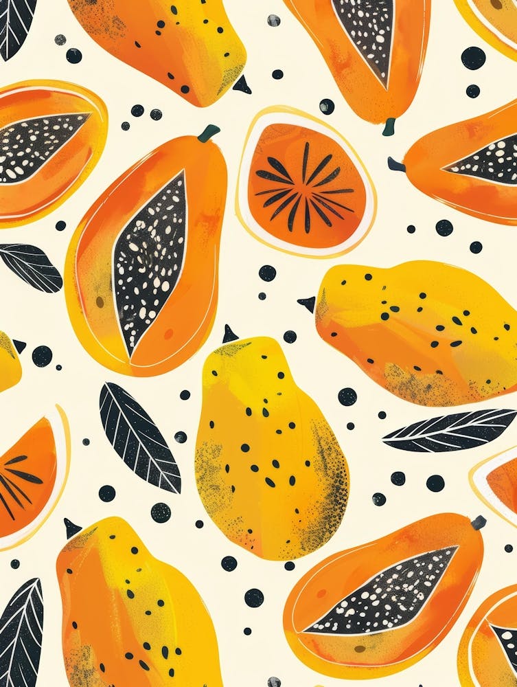Papaya Pattern 2