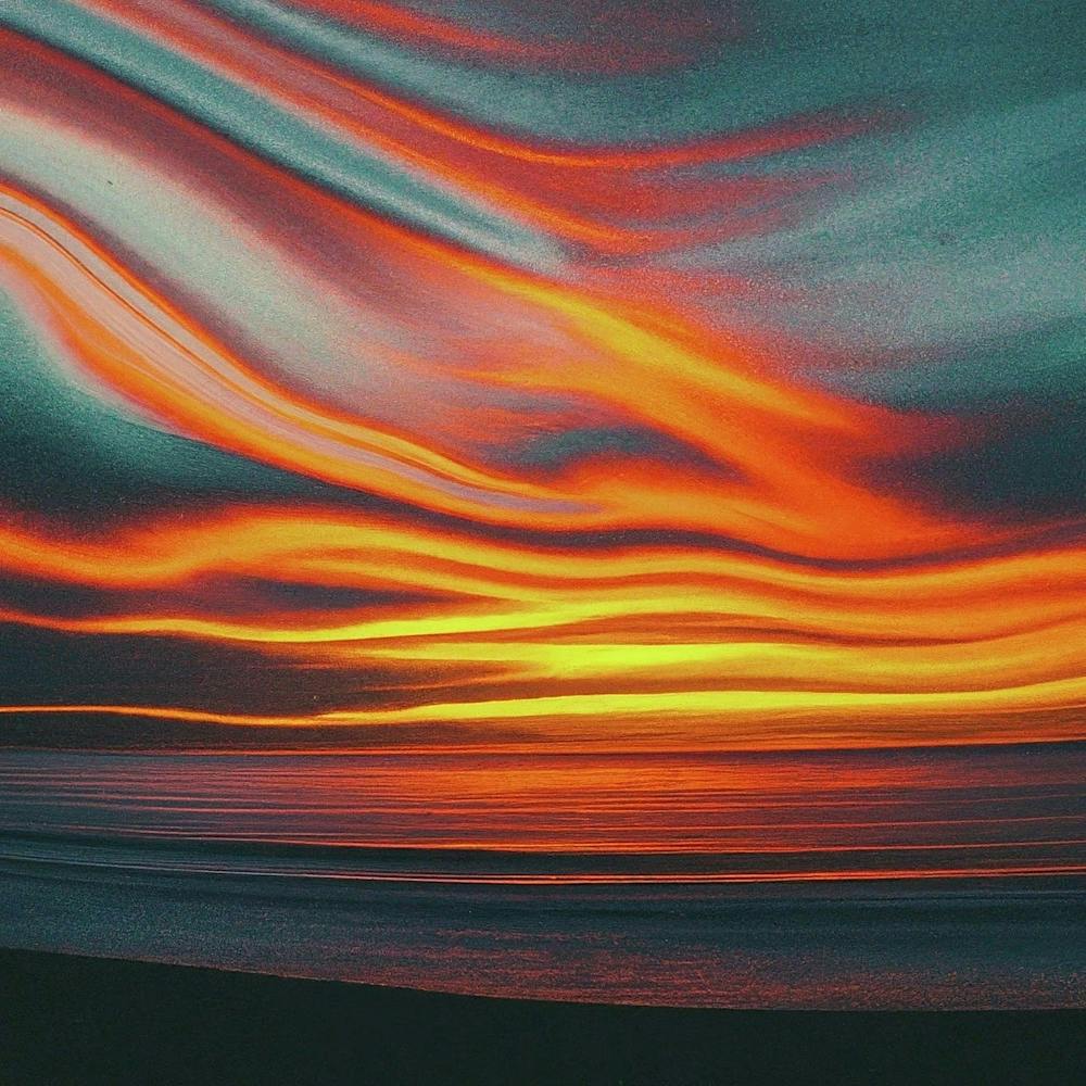 Peinture de Coucher de Soleil