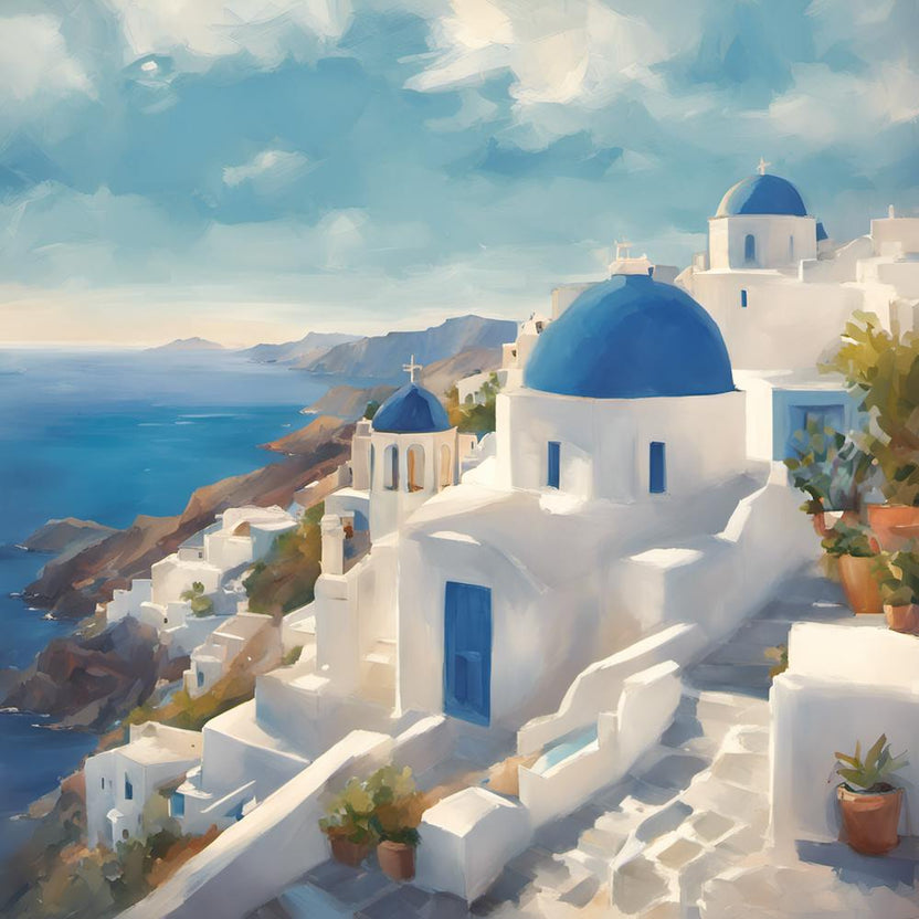 Charming Santorini Island