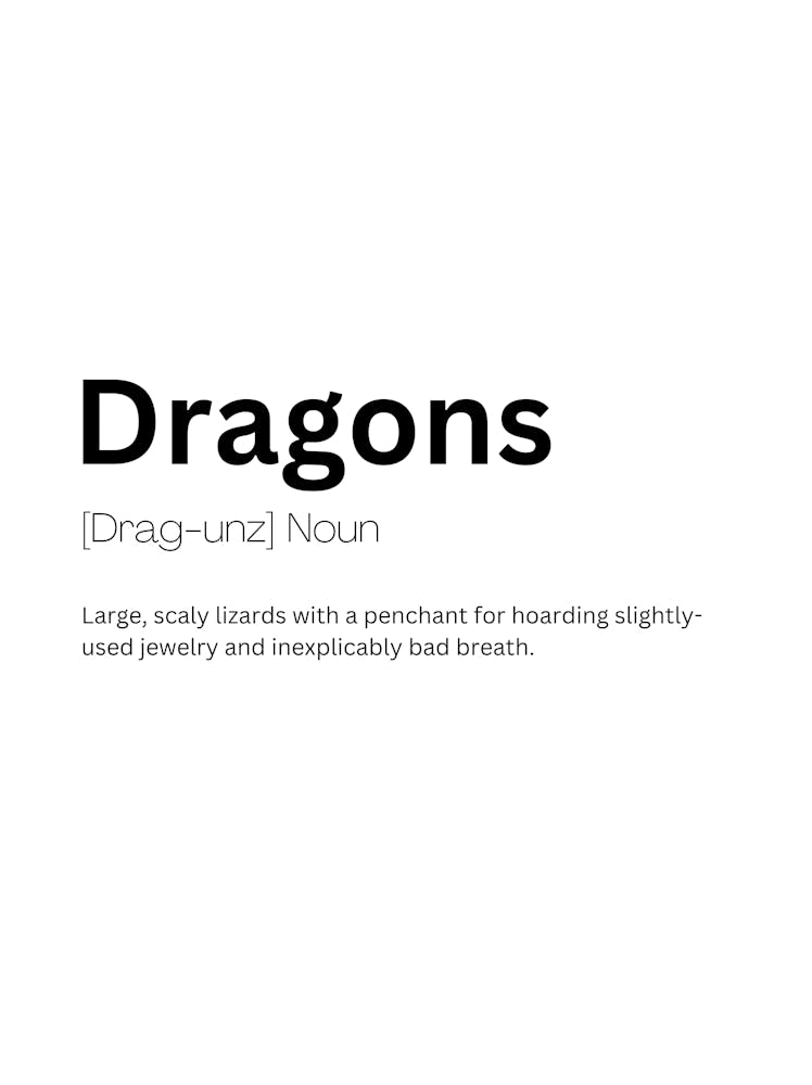 Dragons Definition Meaning