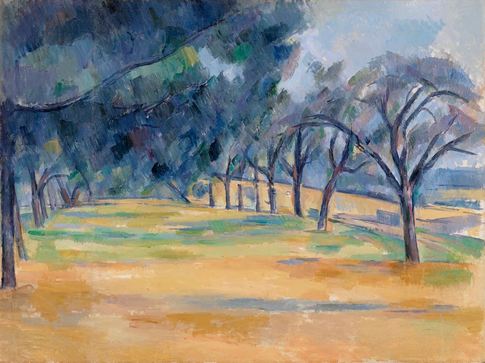 The Allée At Marines, Paul Cézanne