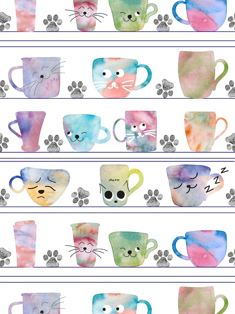 Coffee Cups Cats