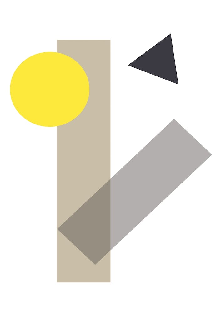 Yellow Geometric Shapes