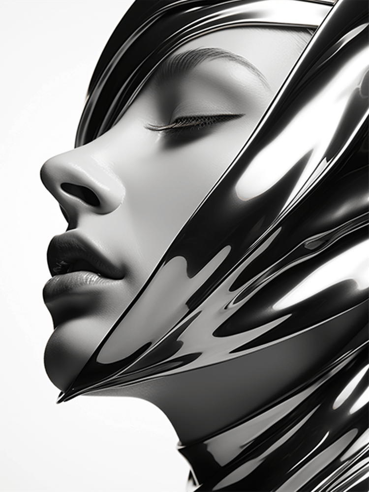 Futuristische Frau
