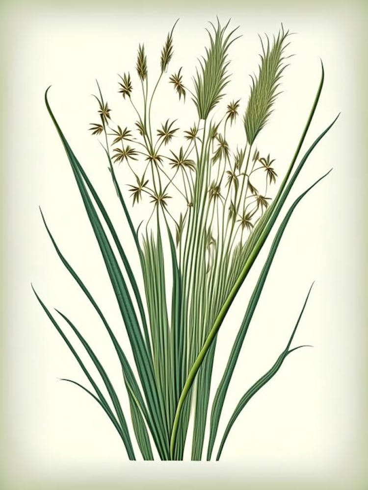 Scouring Rush Wildflower Vintage Botanical