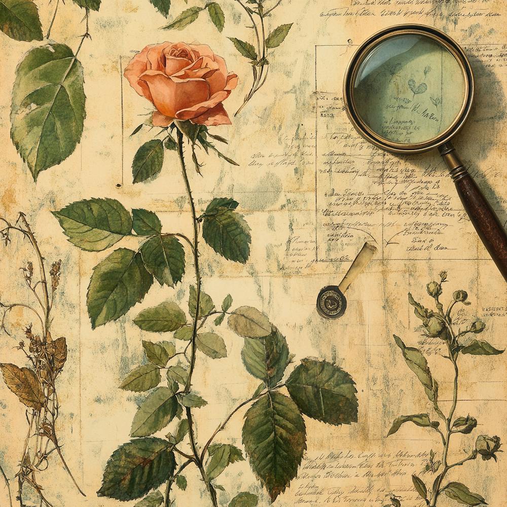 Vintage Herbarium Of Love