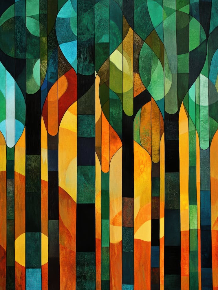 Trees At Sunset 3