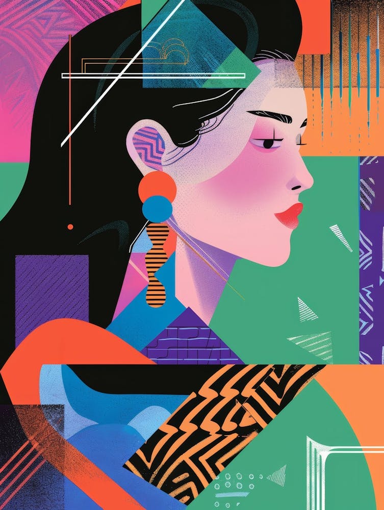 Abstract Portrait Of A Woman 57