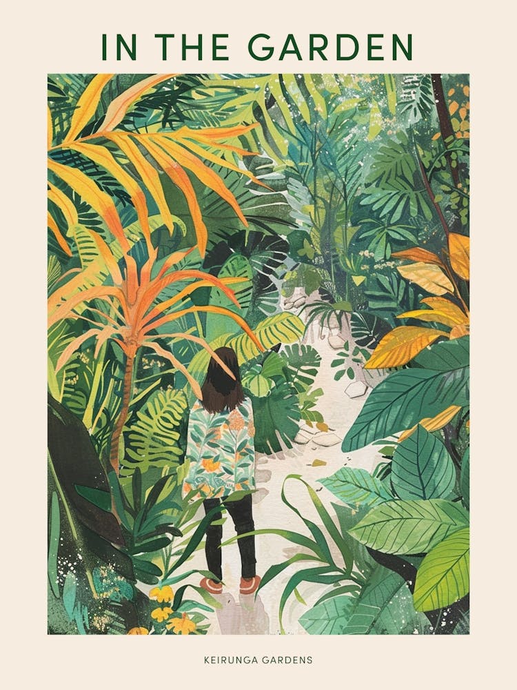In The Garden Poster Keirunga Gardens New Zealand 2
