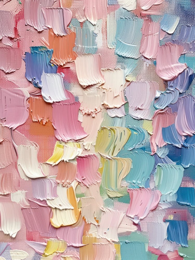 Coups de pinceau impasto pastels 12