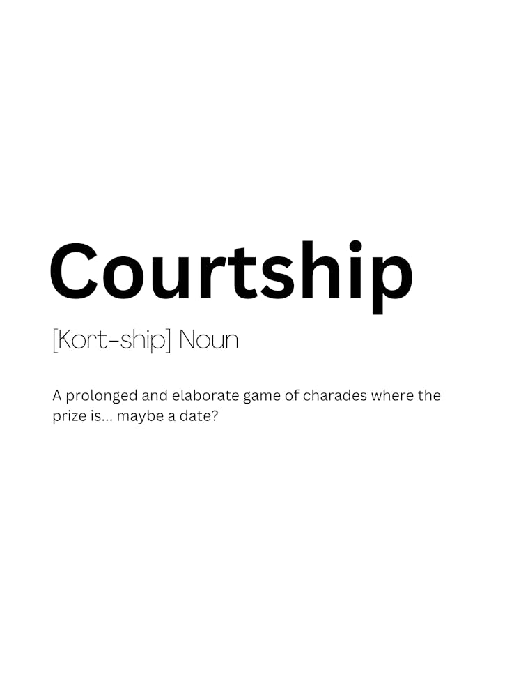 Courtship Definition Meaning 1