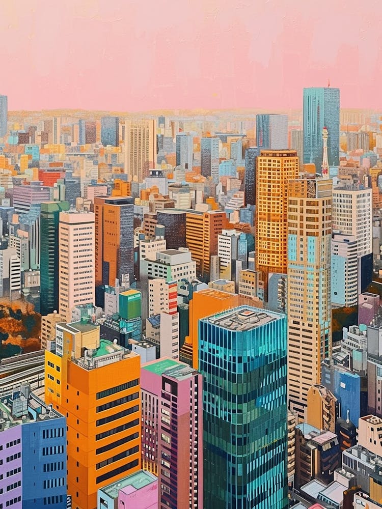 Tokyo Kitsch Cityscape 3