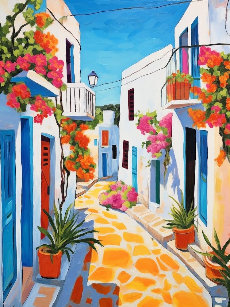 Djerba Tunisia 4 Fauvist Painting