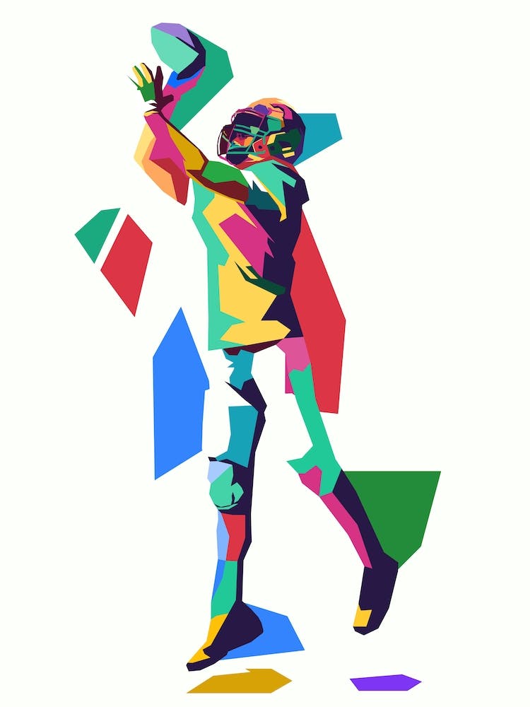 American Football Pop Art 7