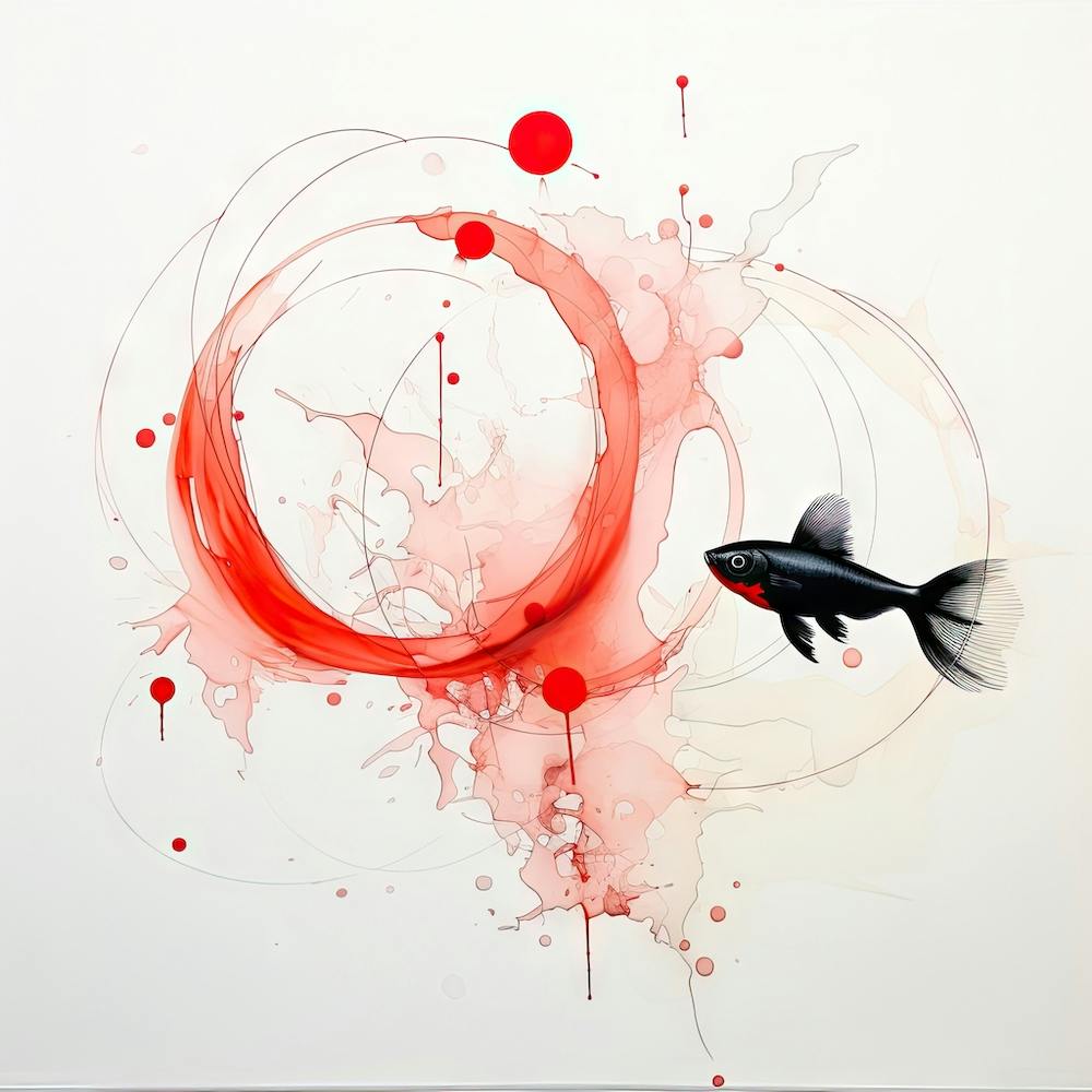 Fish Abstract Painting