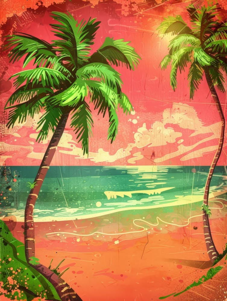 Tropical Beach Background 2