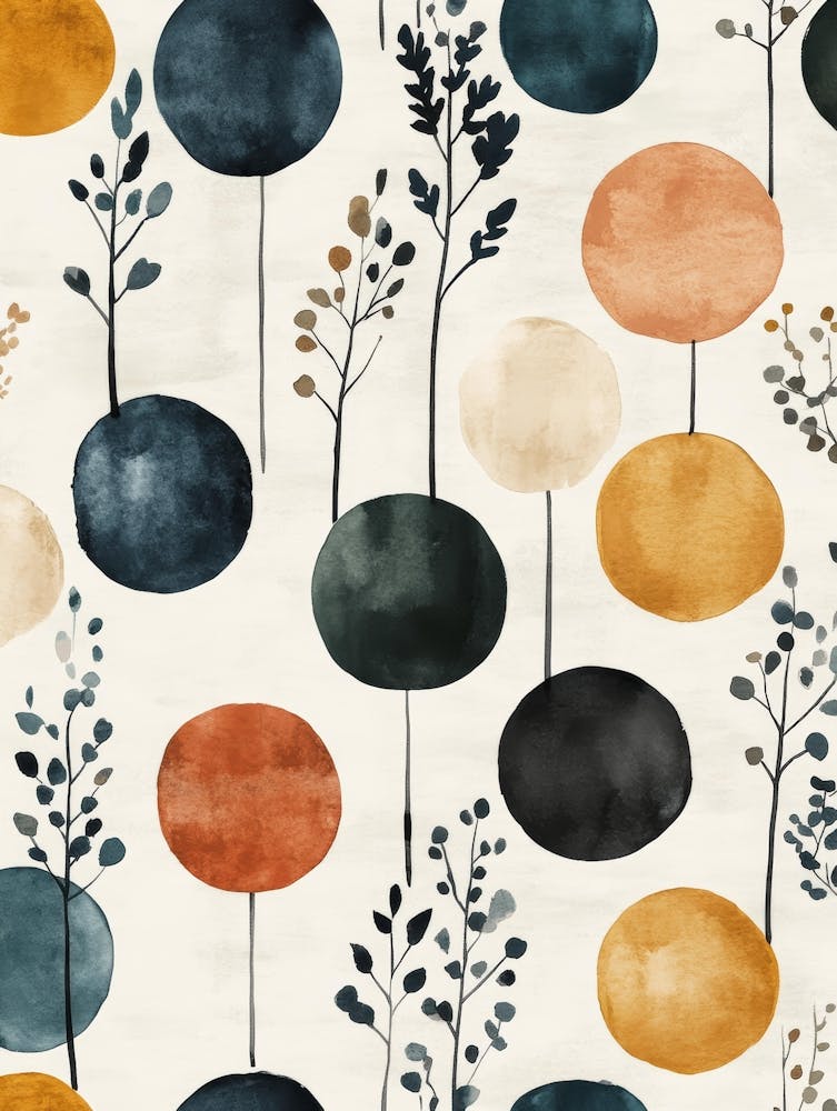 Watercolor Circles 12