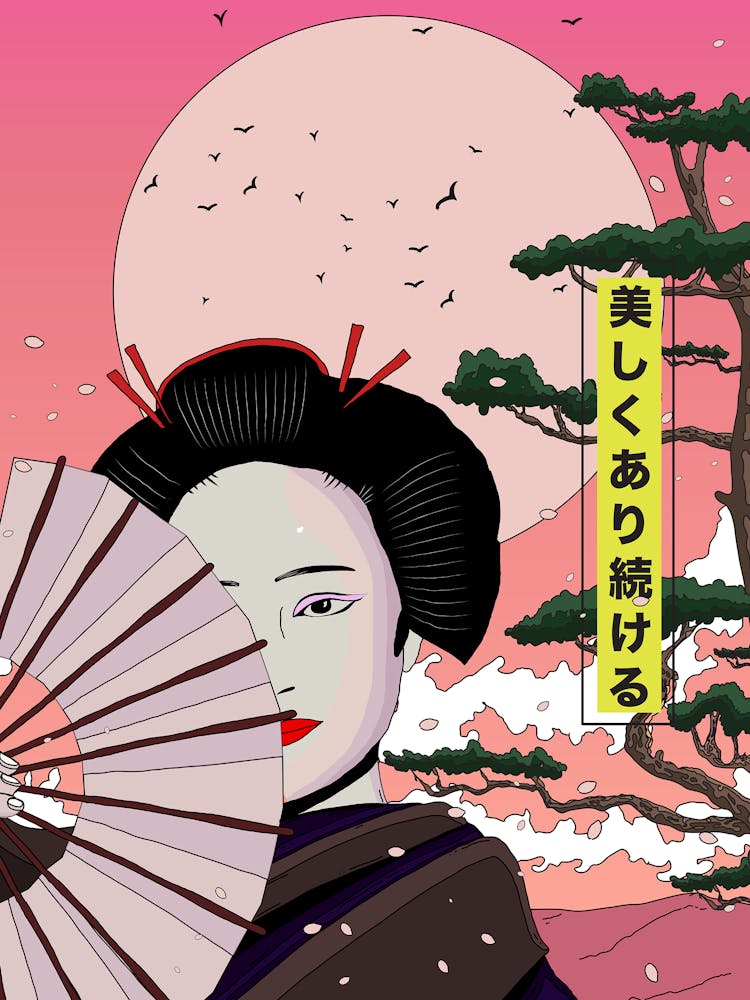 Geisha Mädchen 2