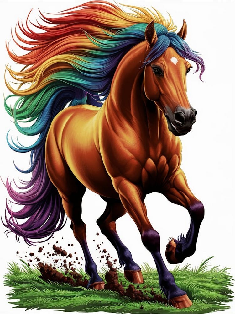 Rainbow Horse 3