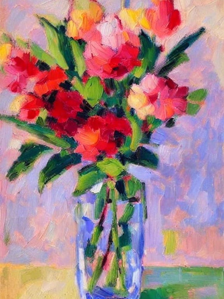 Freesia  Matisse Style Flower