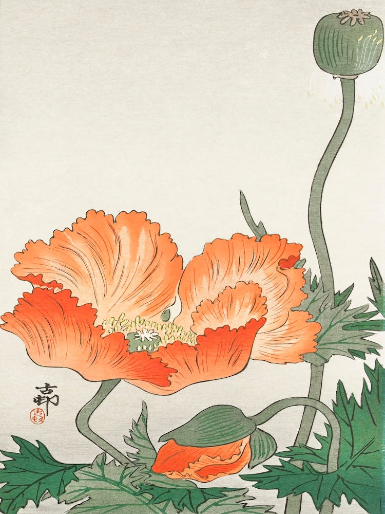 Birds And Plants (1900 1936), Ohara Koson 3